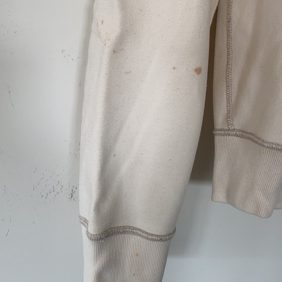 Cream Vintage Hollister Hoodie - Picture 3 of 5